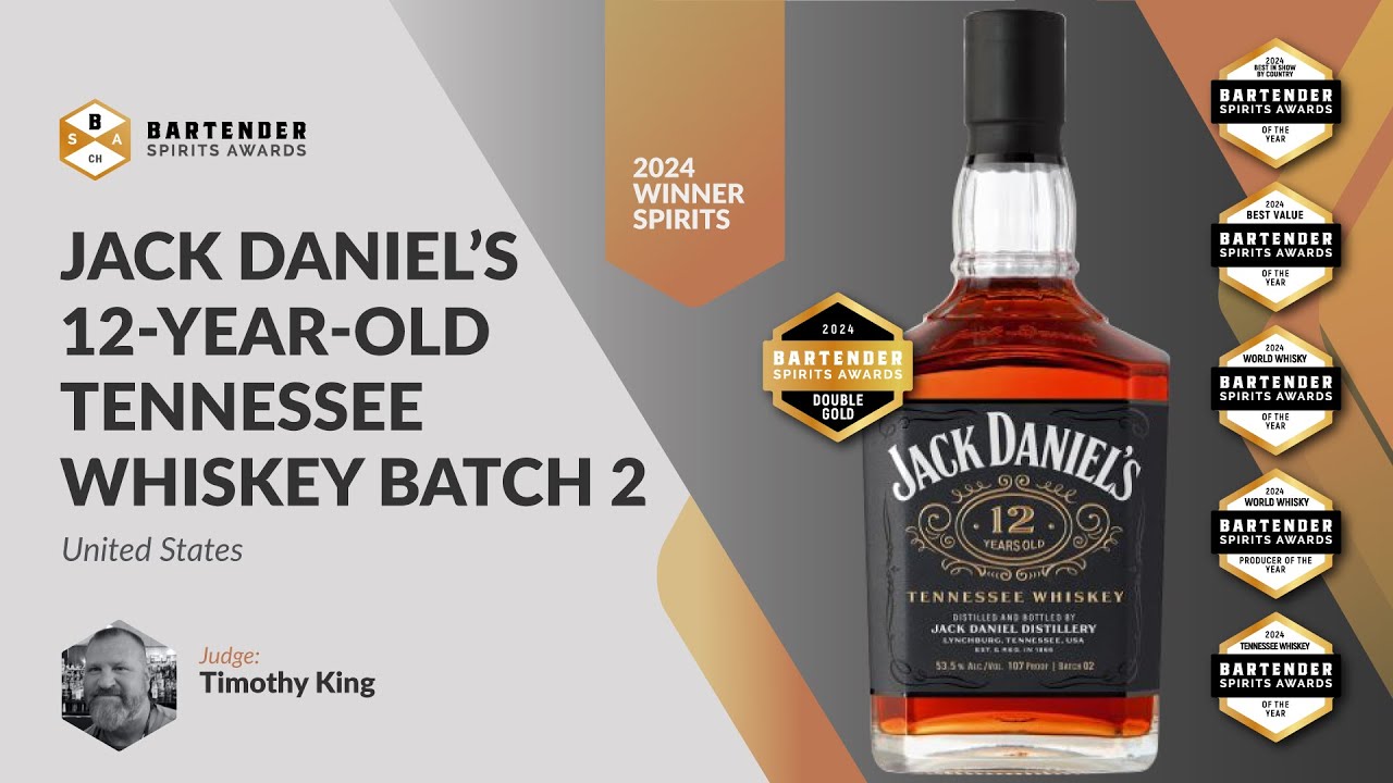Jack Daniel’s 12 Year Old Tennessee Whiskey Batch 2 | 2024 BSA World Whisky of the Year