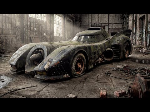 ASMR-Autorestaurierung | Batmobil (Zurück zum Leben) Kompletter Wiederaufbau eines vergessenen Batma