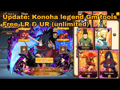 Update : Konoha Legend GM tools - Free LR & UR Unlimited Send + Unlimited Recharge