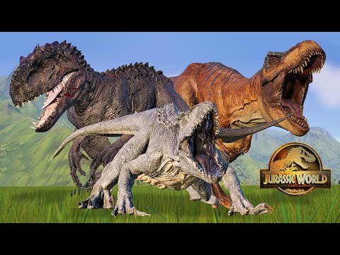INDORAPTOR VS ALL LARGE CARNIVORES DINOSAURS | FIGHT | Jurassic World Evolution 2