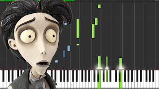 Victor&#39;s Piano Solo - Corpse Bride [Piano Tutorial] (Synthesia) // The Wild Conductor