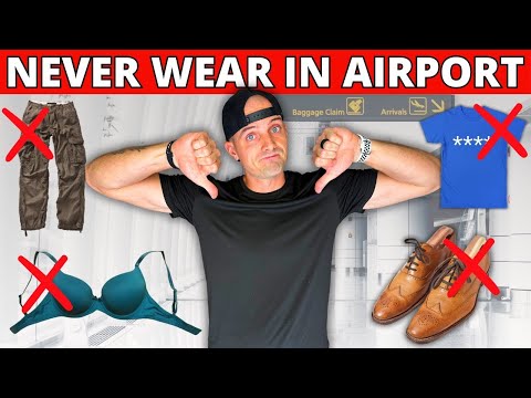 NEVER Wear This in Airport Security (TSA Line MISTAKES)