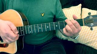The Verve/Richard Ashcroft-Lucky Man-Acoustic Guitar Lesson.