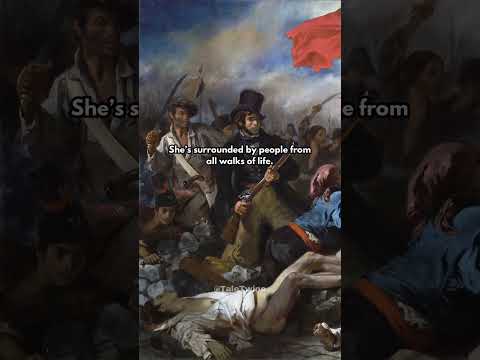 Liberty Leading the by Eugène Delacroix #art #history #painting #frenchrevolution