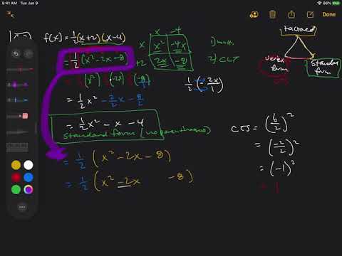 m3 sp 1.1.4 C2 changing quadratic forms: one to the other
