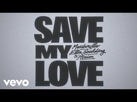 Marshmello, Ellie Goulding, AVAION - Save My Love (Official Lyric Video)