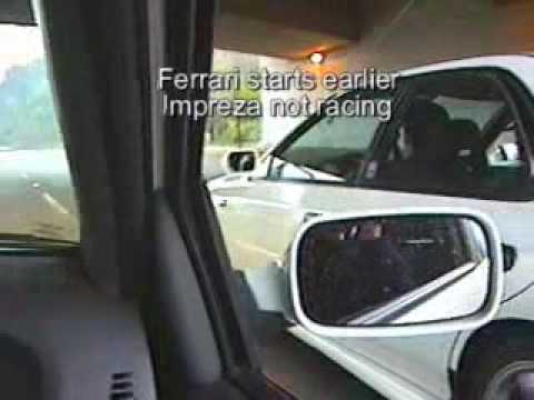 CORSE CLANDESTINE Ferrari Testarossa vs Fiat Punto GT vs Subaru Impreza