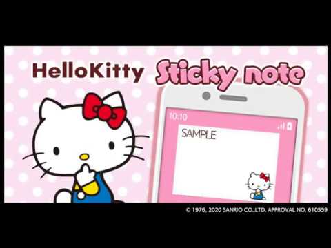 Notepad Hello Kitty Video