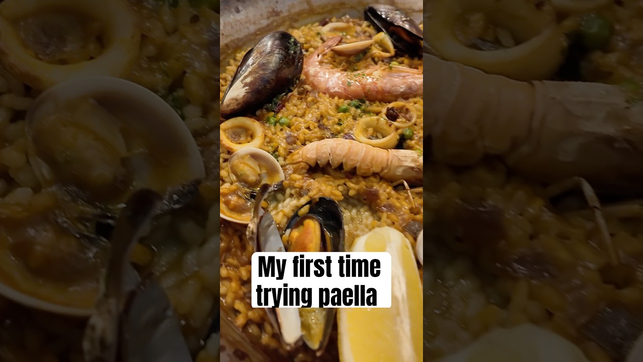 Let’s try #paella at Gaudi Paellas and Tapas  in #Barcelona #spanishfood #spain #foodie #foodreview