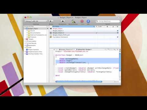 Objective-C Tutorial - Lesson 16: Part 2: Coding The Class Interface