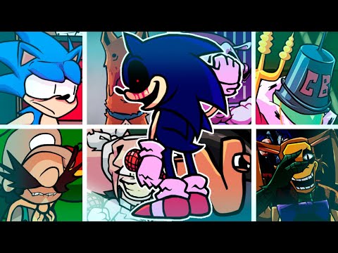 TOO SLOW AWE MIX but Every Turn a Different Character Sings🎙 (FNF Too Slow but Everyone Sings It)