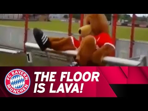 The Floor is Lava feat. FC Bayern Mascot Berni! 🔥
