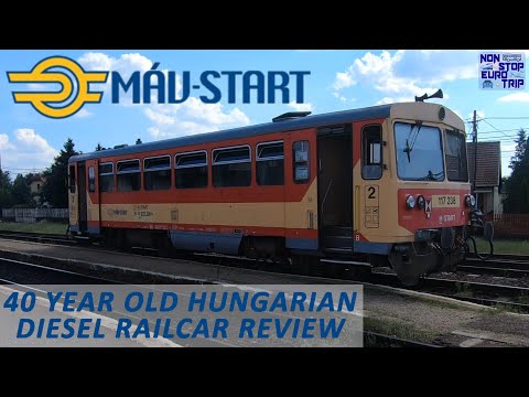 CRAZIEST TRAIN IN HUNGARY / MAV BZMOT REVIEW / HUNGARIAN TRAIN TRIP REPORT