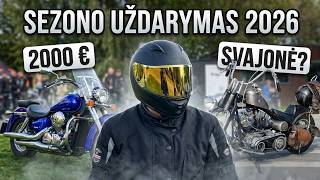 Motociklų sezono uždarymas Šiauliuose + Kodėl pirkau Honda Shadow Aero?