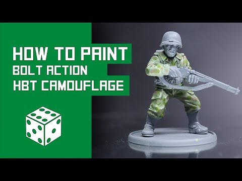 How To Paint U.S HBT Camouflage - Warlord Games Bolt Action Tutorial