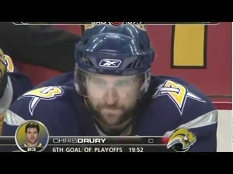 Chris Drury GAME TYING Goal - Game 5, 2007 ECSF Sabres vs. Rangers