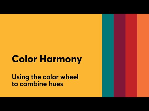 Cor - Bài 3: Các hoà sắc cơ bản - Harmonia de cores: Usando a roda de cores para combinar matizes | kaorumap