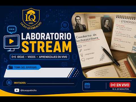 LABORATORIO STREAM - ep1: CUADERNO DE LECTOESCRITURA - EFEMÉRIDES