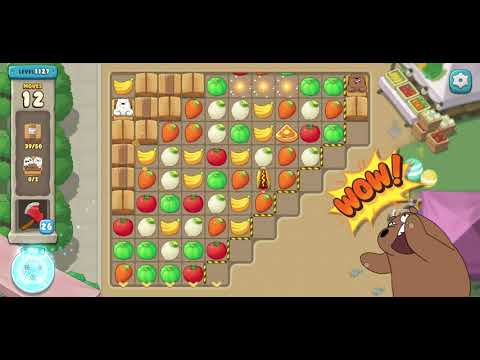 We Bare Bears Match3 Repairs Level 1127 - No Boosters