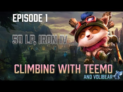 My Teemo Battle vs. Warwick in the Jungle in Low ELO.  Climbing with Teemo Episode 1