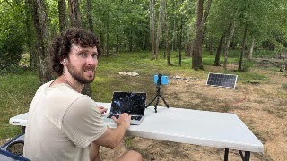 Solar-Powered Livestream from the Woods
