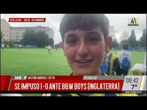 Gothia Cup: el CEF 18 se impuso 1 a 0 ante el B&W boys de Inglaterra