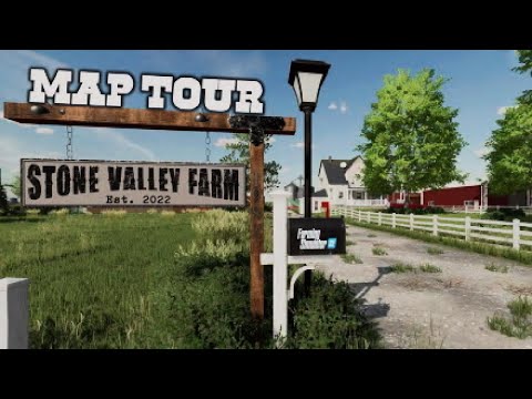 “STONE VALLEY 22” FS22 MAP TOUR! NEW MOD MAP | Farming Simulator 22 (Review) PS5.
