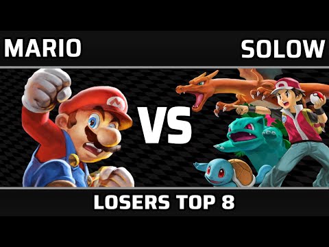 Mario (Mario) vs Solow (Pokemon Trainer) - Wolfpack Mashers 2 Losers Top 8