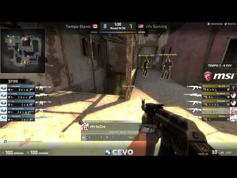 Tempo Storm vs vVv Gaming Game 2 (CEVO-P CS:GO Season 7) - Dust & Sabo