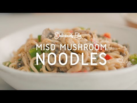Miso Mushroom Coconut Noodles | Deliciously Ella | Vegan & Gluten Free
