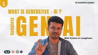 #1 What is GenAI? | ML vs DL vs GenAI Explained | Complete GEN-AI Series #genai #techsimplus