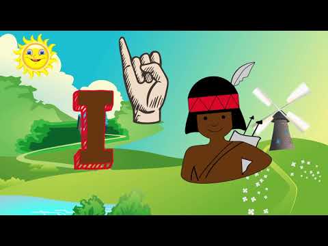 (Alfabeto com Libras em Inglês) - Cantado com Palavras em Português!