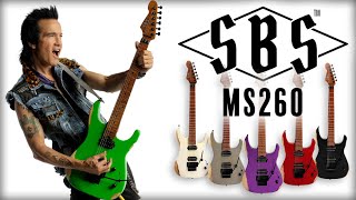 Video thumbnail for The Ultimate Metal Stage Guitar Bargain? Hottest Alnico II Pickups in a Relic Style Guitar SBS MS260 by GuitarfetishTV
