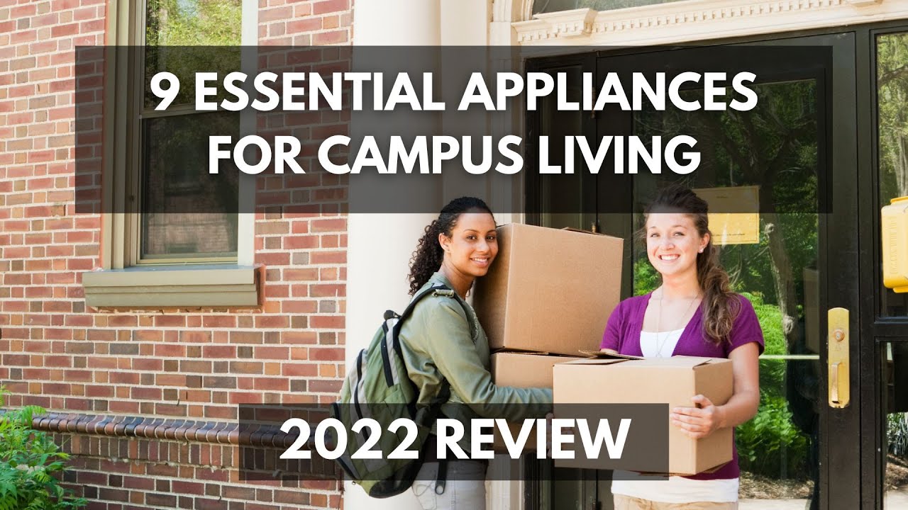 9 Essential Appliances for Campus Living! Make Dorm Life Feel Like Home! (Appliance Review 2022)