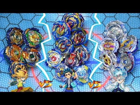 The ALL MIGHTY Triple Evolution Bey Battle | Beyblade Burst Team Battle