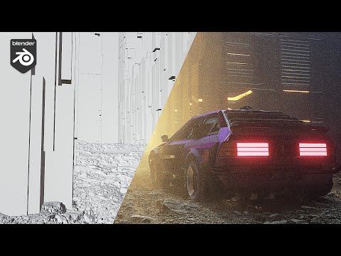Learn to Create an Epic Blade Runner 2049 Scene with Blender! Chapter 2