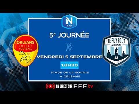J5 I US Orléans vs Le Puy F 43 en replay (1-1) I National FFF 2025-2026