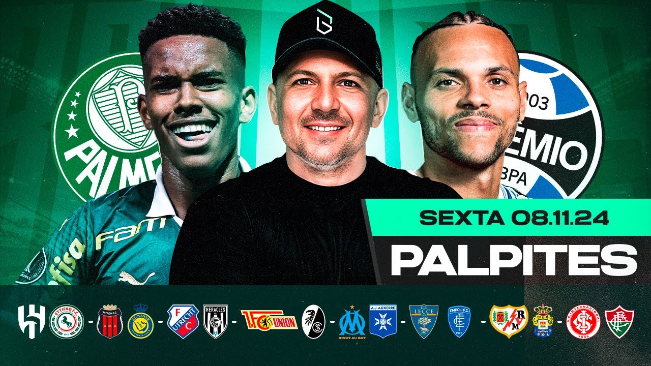 PALPITES DE FUTEBOL PARA HOJE 08 11 2024 (SEXTA-FEIRA) + BILHETE PRONTO | Boleiros Tips