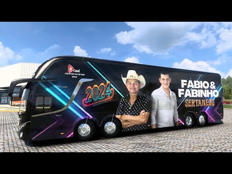 FÁBIO & FABINHO SERTANEJO RAIZ 2024 NO BUS TOP SHOW