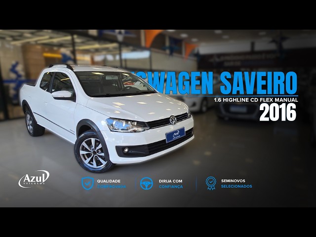 Vídeo VOLKSWAGEN SAVEIRO 1.6 MI HIGHLINE CD 8V FLEX 2P MANUAL