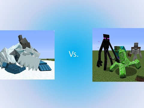 Frostmaw Vs. Mutant Creatures I Minecraft Mob Battle | Mowzies Mobs |  Mutant Beast