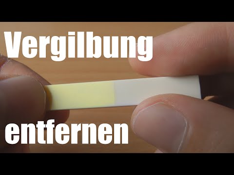 Einfacher Trick gegen Vergilbung von Lego Steinen