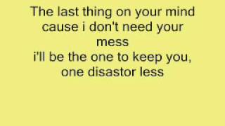 The Last thing on your mind by lights lyrics