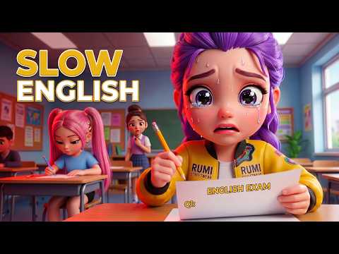 Rumi Was TOO CONFIDENT… 😭 Until She Saw The Exam! | Slow English (Level A2) |