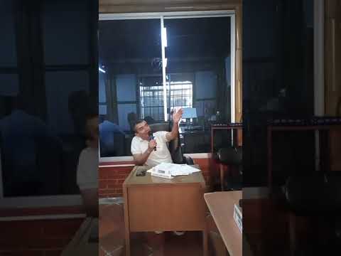Intervención del citado Ingeniero Gustavo Antonio Ceballos Secretario General y de Gobierno