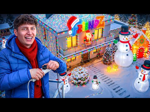 Zawiesiłem 50,000 Świątecznych Lampek na Domu FriendZ!