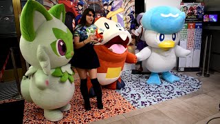 Sprigatito, Quaxly, and Fuecoco Visit Nintendo NY [Pokémon Scarlet and Pokémon Violet]