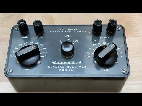 The Heathkit CR-1 Crystal Receiver