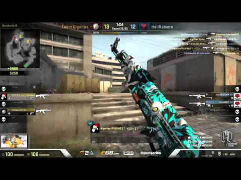 GOCL S2: Team Dignitas vs. HellRaisers @ de_overpass [EN] #2