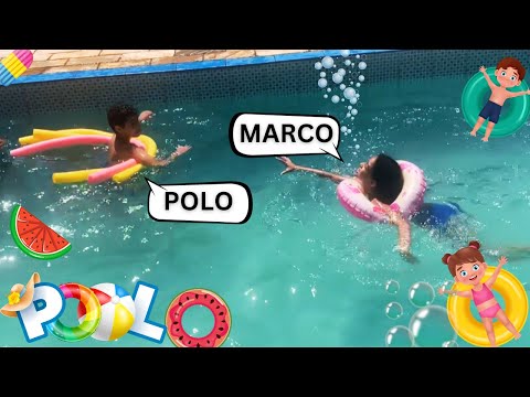 Brincando na Piscina || Brincadeira Marco Polo e muito mais 🤽🏻‍♀️🏊🏻🫧
